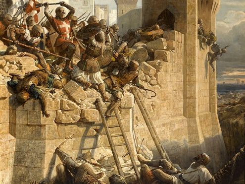 סיור אל עכו הצלבנית, צילום- Dominique Papety - Collections de Versailles, ויקיפדיה