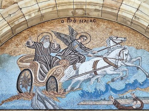 אליהו עולה בסערה השמיימה. מר אליאס